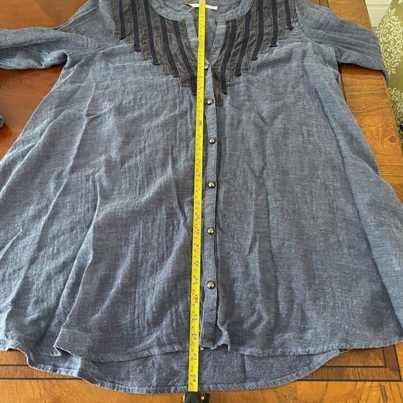 FREE People Long Sleeves Blouse Size M - Picture 10 of 13